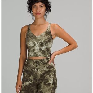 Lululemon Align tank size 6 green/sage tie dye